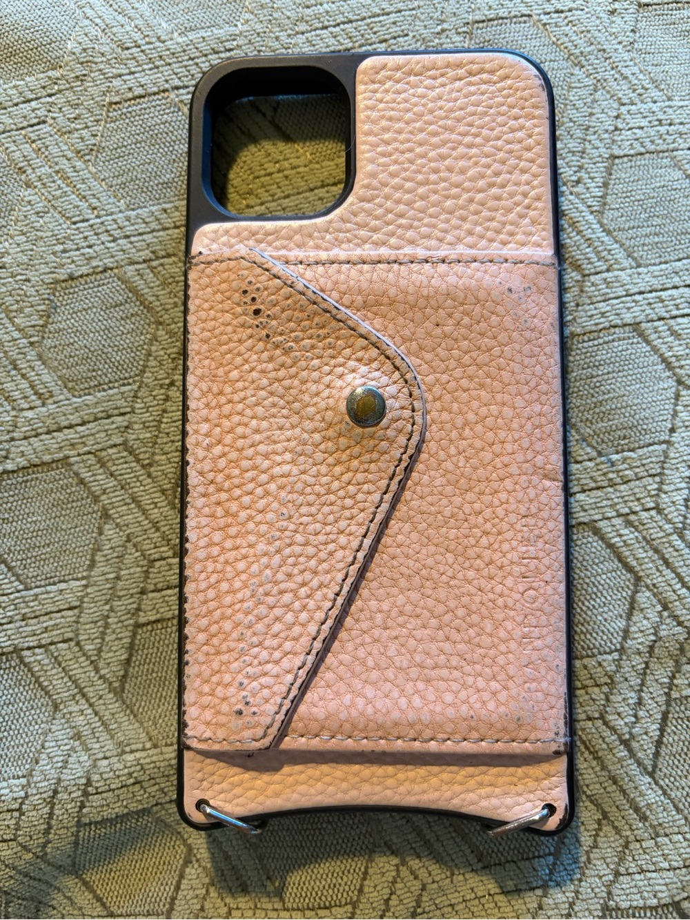 Bandolier Hailey Leather Light Baby Pink Phone Case, IPhone 11 Pro Max FAIR